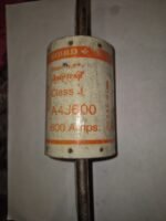 Gould A4J600 600Amp (600A) A4J 600V Fast-Acting Class J 1 Fuse