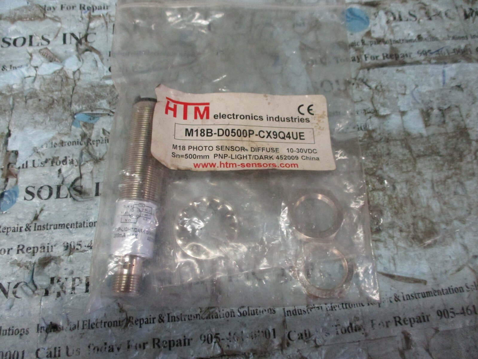 HTM-M18B-D0500P-CX9Q4UE-M18-Photo-Sensor-Diffuse-10-30VDC-Sn-500mm-NEW-154071336499 HTM M18B-D0500P-CX9Q4UE M18 Photo Sensor Diffuse 10-30VDC Sn 500mm *NEW* - Image 1