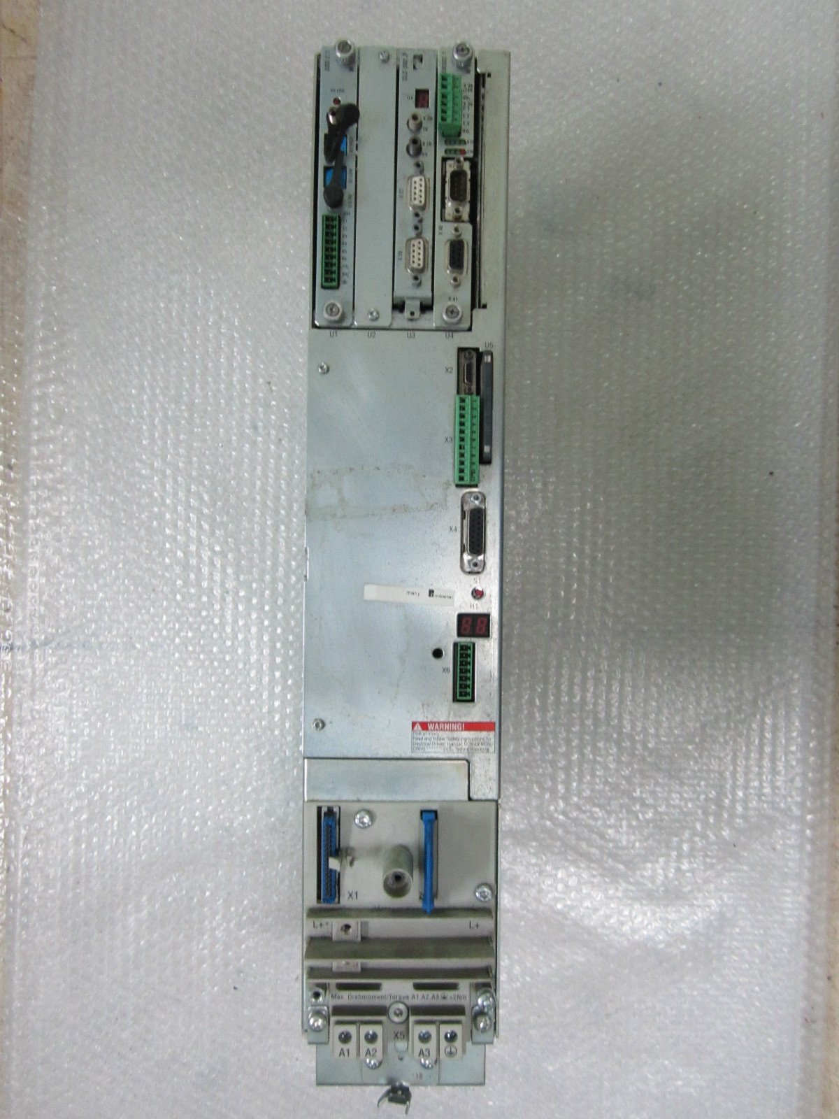 Indramat-HDS032-W075N-AC-Controller-HDS032-W075N-HS96-01-F-Fully-Tested-160934328649 Indramat HDS03.2-W075N AC Controller HDS03.2-W075N-HS96-01-F *Fully Tested* - Image 1