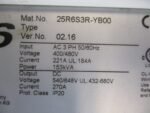 KEB 25R6S3R-YB00 Combivert R6 Inverter 480VAC 153KVA 270A Ver. No. 02.16*Tested* - Image 8