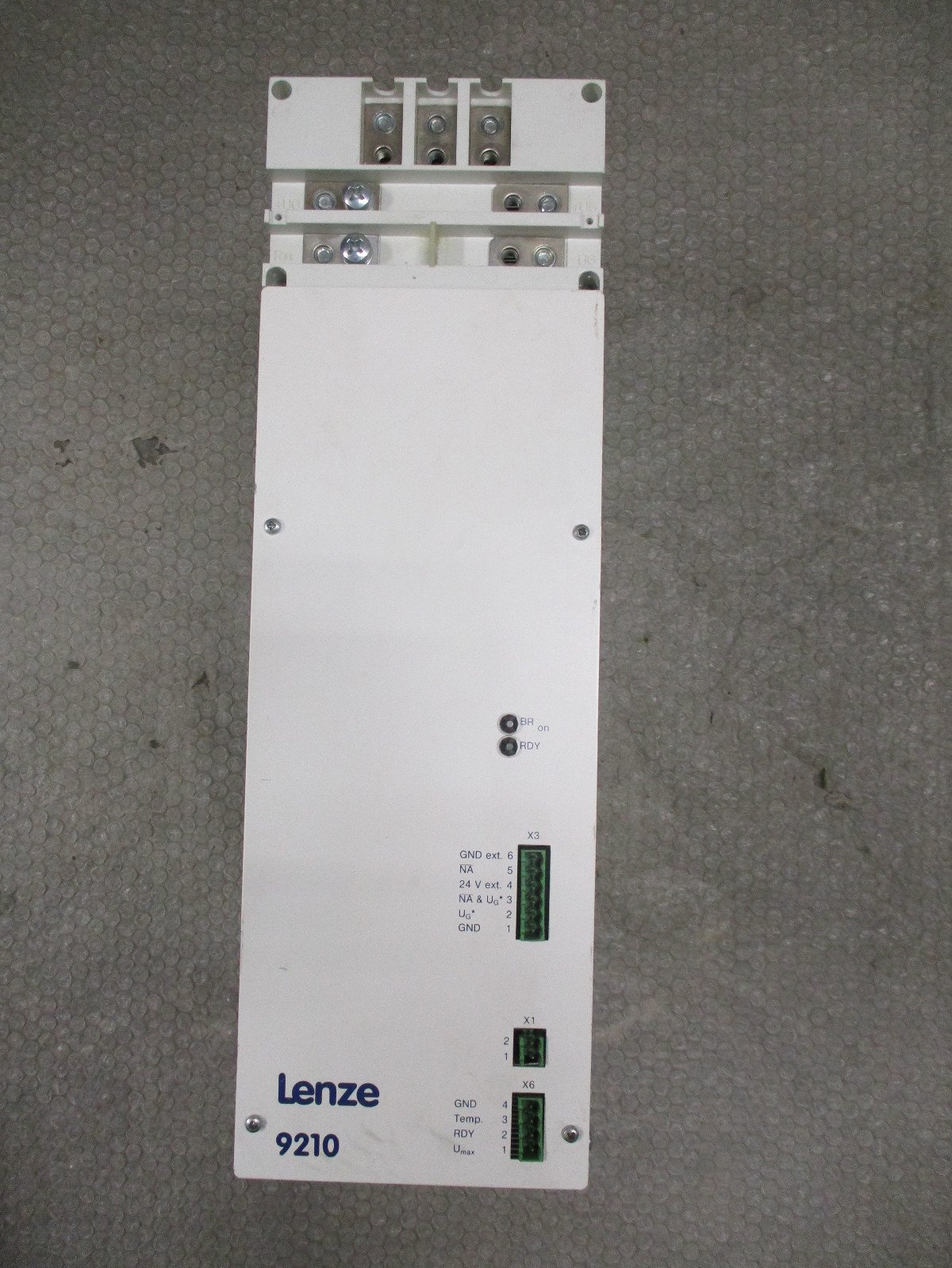Lenze-EVS9212-E-Servo-Drive-power-Supply-400VAC-45170599-540650VDC-7A-parts-152923788009 Lenze EVS9212-E Servo Drive power Supply 400VAC 45170599 540/650VDC 7A *parts * - Image 1