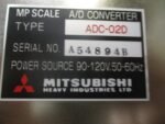 Mitsubishi ADC-02D A/D MP Scale Analog to Digital Converter 90-120V *Tested* - Image 6