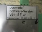 Multivac POSITIONIER I/O Module 24VDC 86.850.0700.19 posmodul V: 01370*Tested* - Image 9