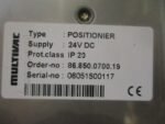 Multivac POSITIONIER I/O Module 24VDC 86.850.0700.19 posmodul V: 01370*Tested* - Image 10