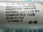 New Ronkin P91P09406H06 Capacitor 40 MF 240 AC 60 Hz Protected 10000 AFC *NEW* - Image 5