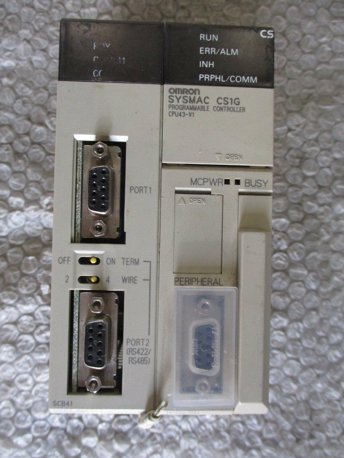 OMRON-CS1G-CPU43-EV1-Sysmac-CS1G-Programmable-Controller-CPU43-V1-Tested-153584811909 OMRON CS1G-CPU43-EV1 Sysmac CS1G Programmable Controller CPU43-V1 *Tested* - Image 1