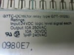 Omron G7TC-OC16 for Relay type G7T-1112S 24VDC 10Amps 1/2 HP *Fully Tested* - Image 7