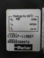 Parker CI231F-113027 Stepper CNC Servo Motor 48VAC Parker CI231F Servo *Tested* - Image 10