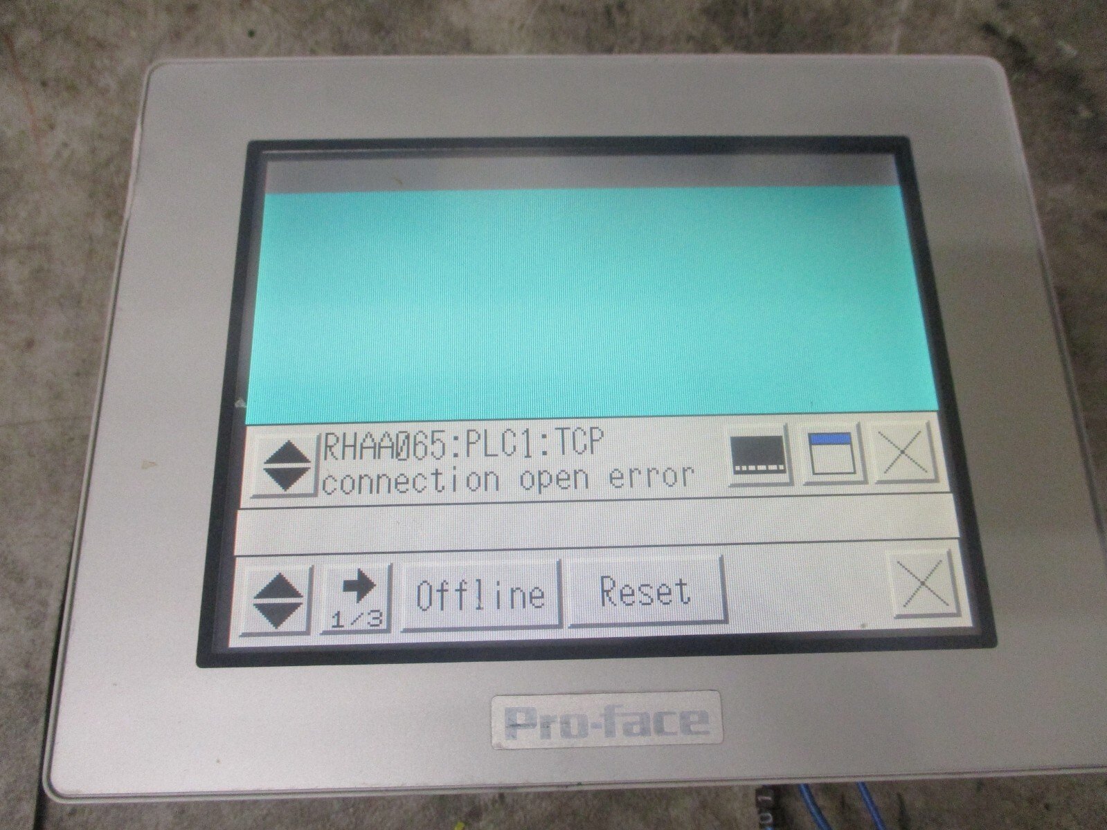 Pro-Face-GP-4301TM-HMI-Unit-Pro-face-PFXGM4301TAD-HMI-Unit-24VDC-66W-Tested-156307410769 Pro-Face GP-4301TM HMI Unit Pro-face PFXGM4301TAD HMI Unit 24VDC 6.6W *Tested* - Image 1