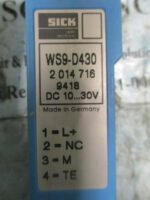 SICK WS9-D430 Optic Electronic Sensor Module 10-30VDC Sick Sensor *Fully Tested* - Image 7