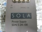 SOLA SDN5-24-100 DC Power Supply SDN 5-24-100 24VDC 5A 115/230VAC *Tested* - Image 6