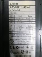 Schnedier ATV312HU40N4 Altivar AC Drive 4kw 5HP 380-500VAC 9.5A V5.1 *Tested* - Image 8