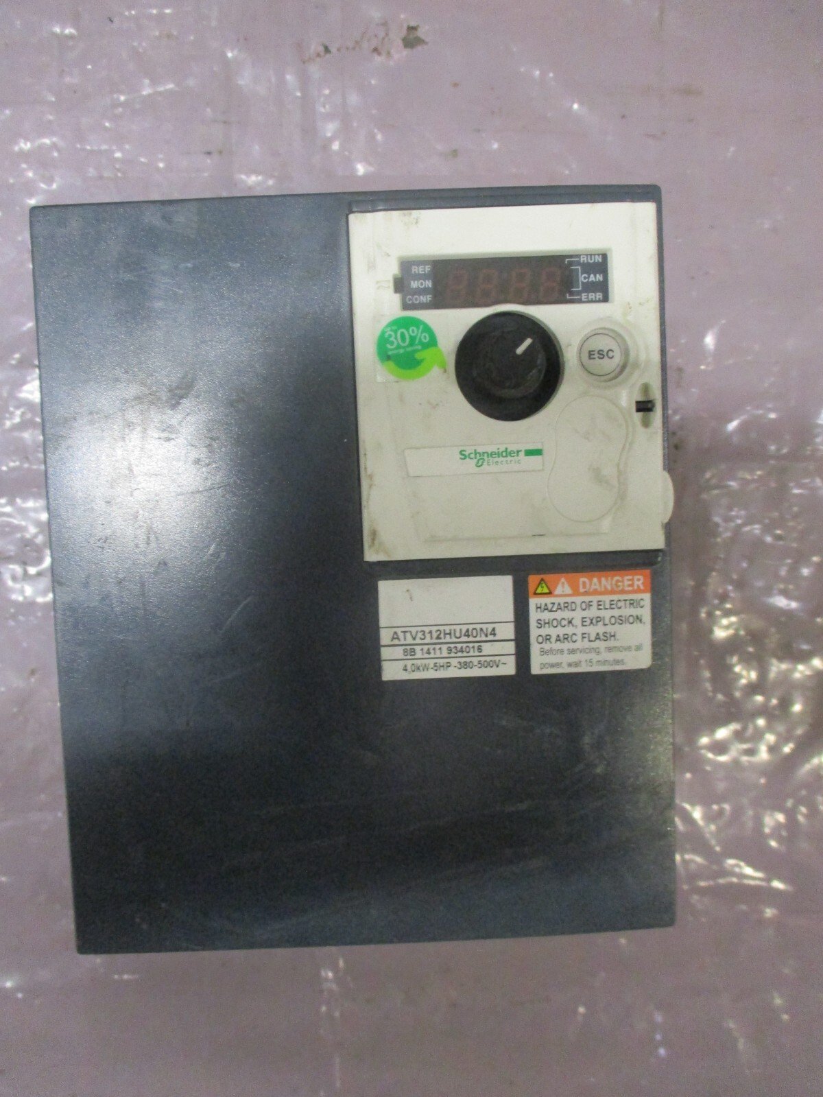 Schnedier-ATV312HU40N4-Altivar-AC-Drive-4kw-5HP-380-500VAC-95A-V51-Tested-156140837339 Schnedier ATV312HU40N4 Altivar AC Drive 4kw 5HP 380-500VAC 9.5A V5.1 *Tested* - Image 1