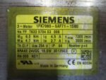 Siemens 1FK7060-5AF71-1SB0 Servo Motor 7200/3000rpm 254V 3.7A 6Nm 4.7Nm *Tested* - Image 7
