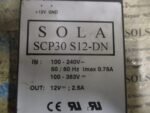 Sola SCP30 S12-DN DC power Supply 100-353VDC 100-240VAC 12VDC 2.5A *Tested* - Image 7