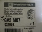 Telemecanique GV2 M07 021086 Motor Circuit Breaker 1.6-2.5A GV2M07 021086 *NEW* - Image 5