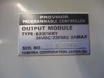 Toshiba B20016RY Programmable Controller 24VDC/220VAC (Used) - Image 3