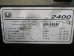 UNICO 2400 109207 AC Inverter 109207 ECL 01 40HP 460VAC 52A 78A 104A *Tested* - Image 10