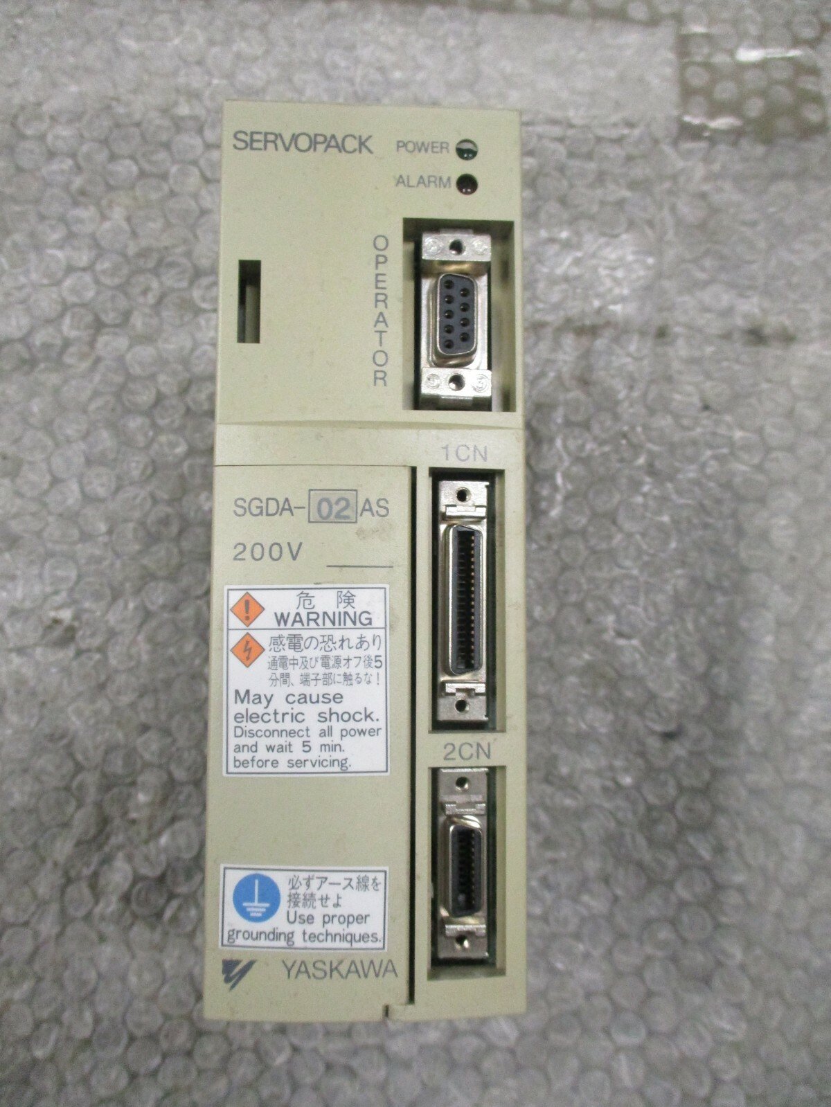 Yaskawa-SGDA-02AS-Servopack-AC-Servo-Drive-200-230VAC-200W-2-Amp-Tested-153488027039 Yaskawa SGDA-02AS Servopack AC Servo Drive 200-230VAC 200W 2 Amp *Tested* - Image 1