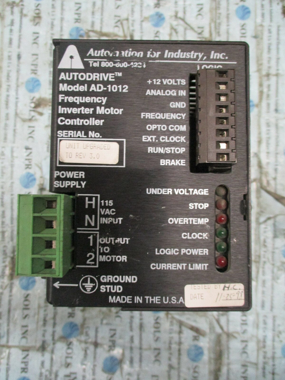 inc AD-1012 Frequancy Inverter Motor Controller Automation for Industry 