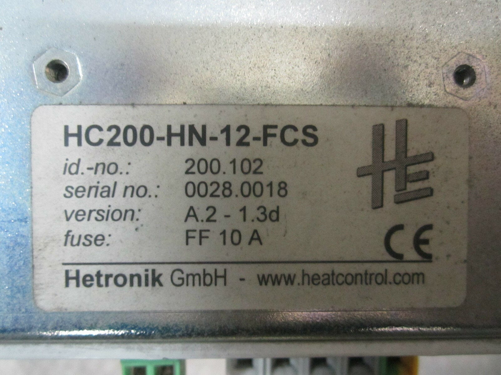 Frimo HC200-HN-12-N Hetronik Heating Temperature Controller 