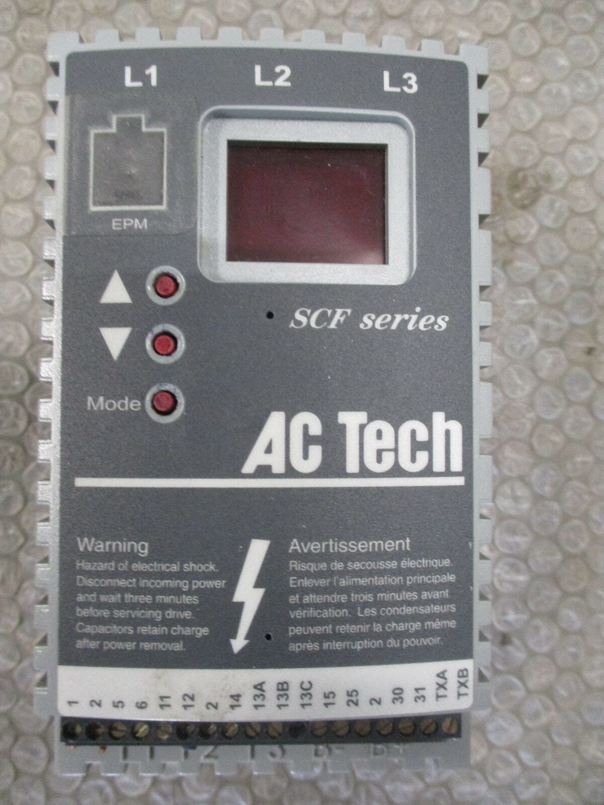 AC Tech AC Drive SF205Y 0.5HP Used 